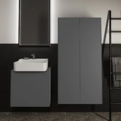 Ideal Standard Conca Halbhochschrank 72 X 140 Cm, 2 Türen -Ideal Standard ideal standard badmoebel conca hochschraenke halbhochschrank 7034007