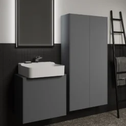 Ideal Standard Conca Halbhochschrank 72 X 140 Cm, 2 Türen -Ideal Standard ideal standard badmoebel conca hochschraenke halbhochschrank 7034070