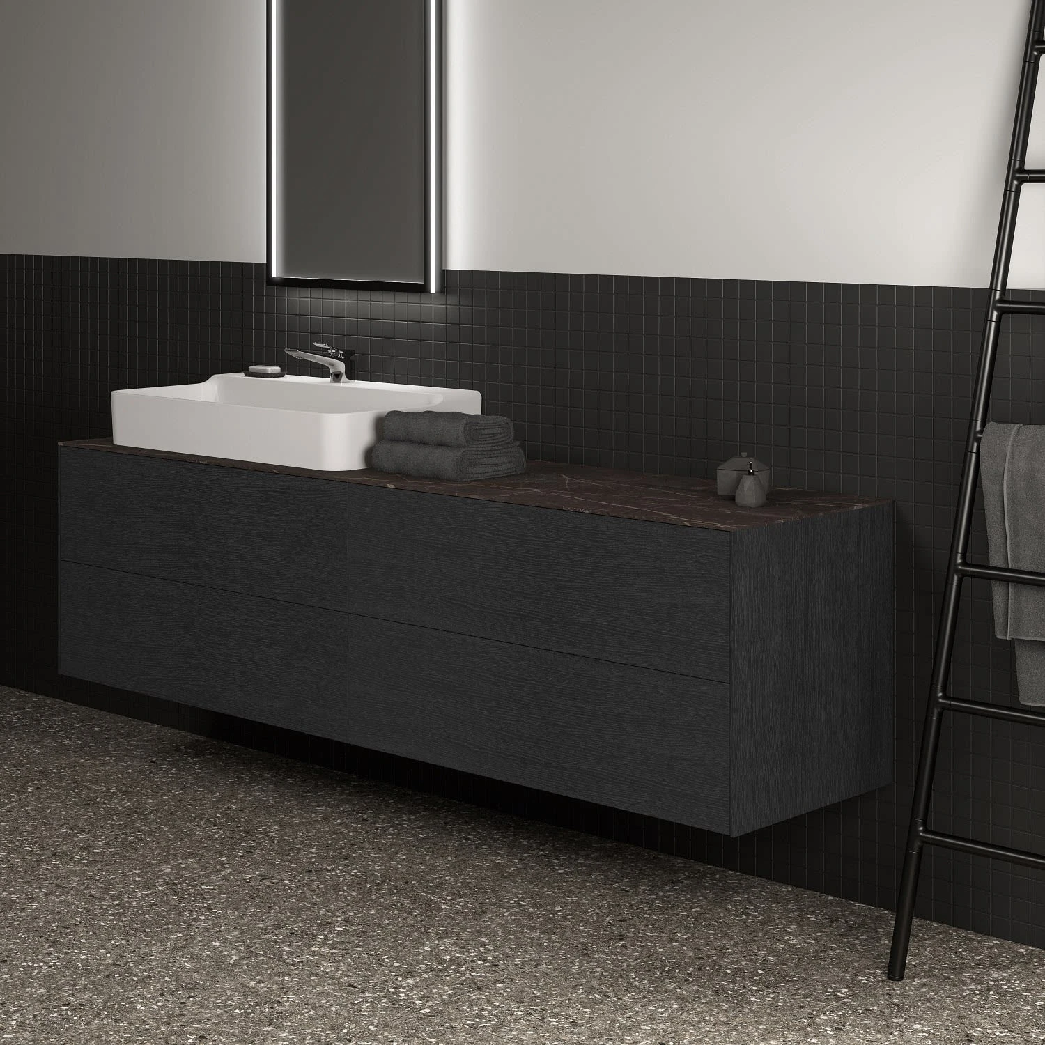 Ideal Standard Conca Keramikkonsole 200 x 50,5 cm Ideal Standard Conca Keramikkonsole 200 X 50,5 Cm -Ideal Standard ideal standard badmoebel conca konsolen keramikkonsole 7007322