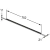 Ideal Standard Conca LED-Schubladenleuchte 76 Cm