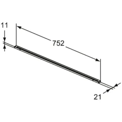 Ideal Standard Conca LED-Schubladenleuchte 76 Cm