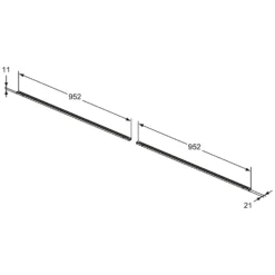 Ideal Standard Conca LED-Schubladenleuchten-Set 191 Cm