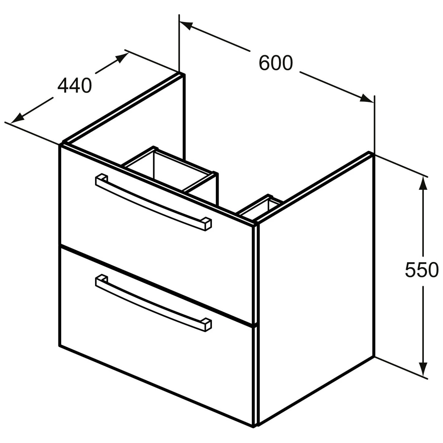 Ideal Standard Eurovit Plus Möbelwaschtischpaket 61 cm Ideal Standard Eurovit Plus Möbelwaschtischpaket 61 Cm -Ideal Standard ideal standard badmoebel eurovit moebelwaschtischpaket 61 6982518