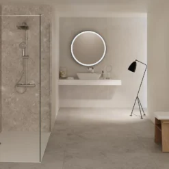 Ideal Standard Conca Spiegel Rund 65 Cm, Mit Ambientelicht Und Metallrahmen -Ideal Standard ideal standard badspiegel conca rund 65 7039440