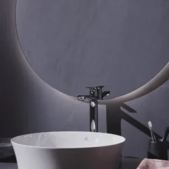 Ideal Standard Conca Spiegel Rund 80 Cm, Mit Ambientebeleuchtung -Ideal Standard ideal standard badspiegel conca rund 80 7039395