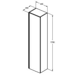 Ideal Standard CONNECT E Hochschrank -Ideal Standard ideal standard connect badmoebel hochschraenke hochschrank 4718759