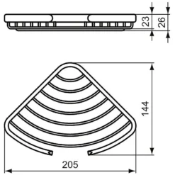 Ideal Standard Connect Eck-Seifenkorb