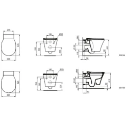 Ideal Standard ProSys Vorwand-Paket, WC-Element, WC Mit IP Connect Air Und Betätigungsplatte Oleas M1 3 Ideal Standard ProSys Vorwand-Paket, WC-Element, WC Mit IP Connect Air Und Betätigungsplatte Oleas M1 -Ideal Standard ideal standard prosys vorwand installationselemente paket 7117803