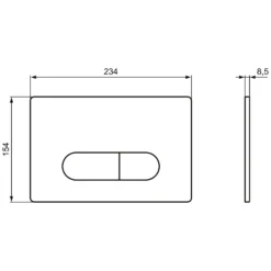 Ideal Standard ProSys Vorwand-Paket, WC-Element, WC RimLS Mit IP Connect Und Platte Oleas M1 -Ideal Standard ideal standard prosys vorwand installationselemente paket 7117938
