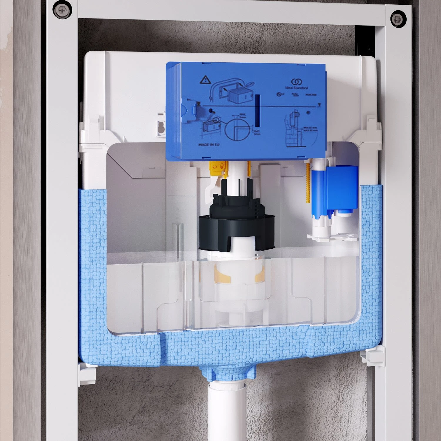 Ideal Standard ProSys Vorwand-Paket, WC-Element, WC mit IP Connect Air und Betätigungsplatte Oleas M1 Ideal Standard ProSys Vorwand-Paket, WC-Element, WC Mit IP Connect Air Und Betätigungsplatte Oleas M1 -Ideal Standard ideal standard prosys vorwand installationselemente paket 7118292