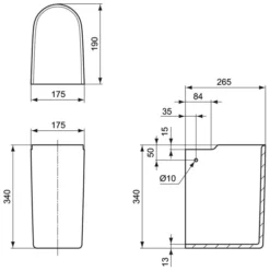 Ideal Standard Connect Wandsäule Für Handwaschbecken